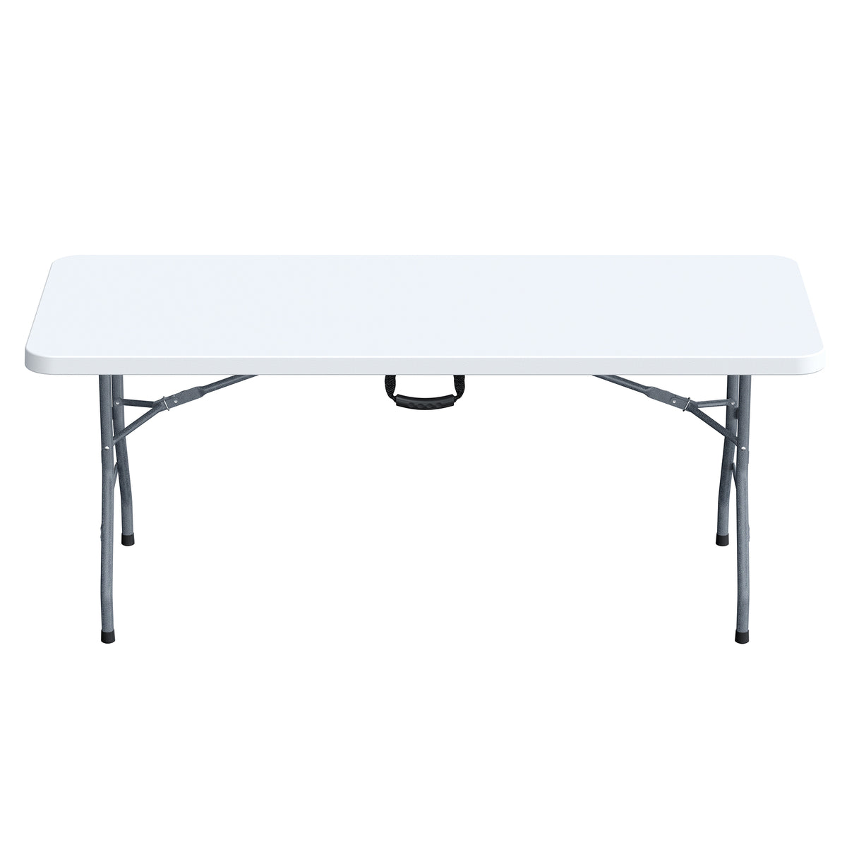 Peakform Compact Folding Banquet Table for Indoor or Outdoor Use, 6 Foot, White