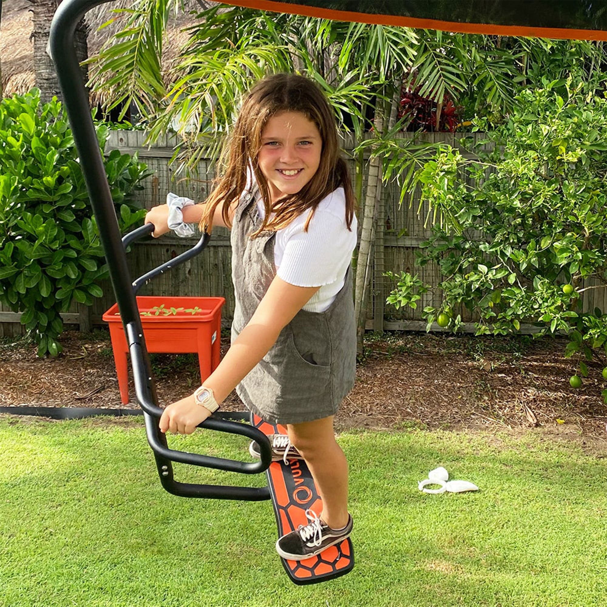 Vuly Large 360 Pro Max Backyard Swing Set Outdoor Kids Jungle Gym w/ Shade Cover