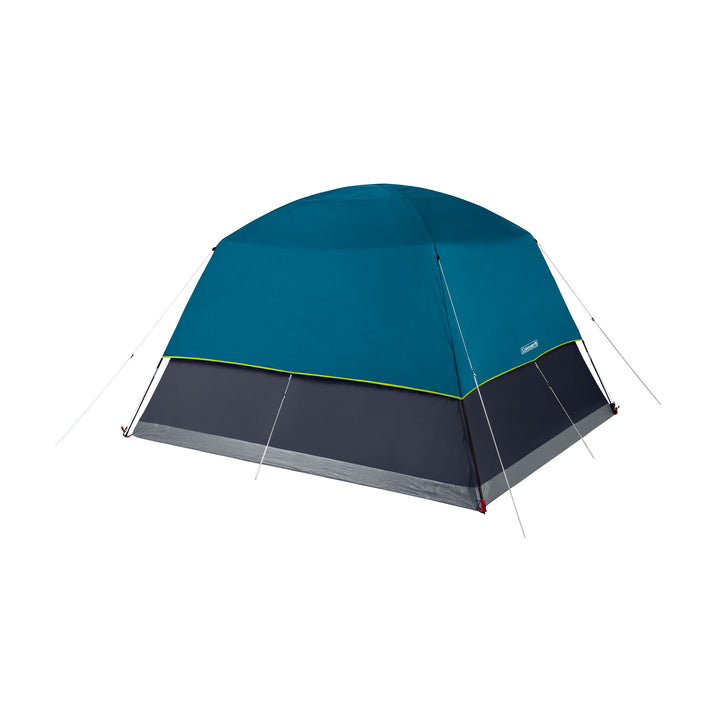 Coleman Skydome 6 Person Camping Tent with Dark Room Technology, Multicolor - VMInnovations