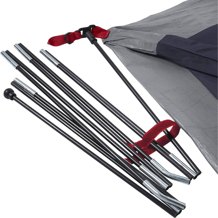 Coleman Skydome 6 Person Camping Tent with Dark Room Technology, Multicolor - VMInnovations