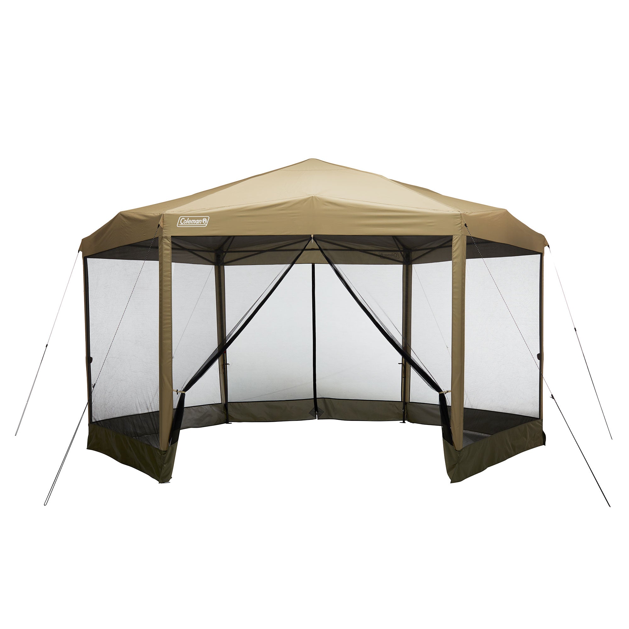 Coleman Back Home 15 x 13 Ft Screen House Instant Setup Canopy Tent, Oak (Used) - VMInnovations