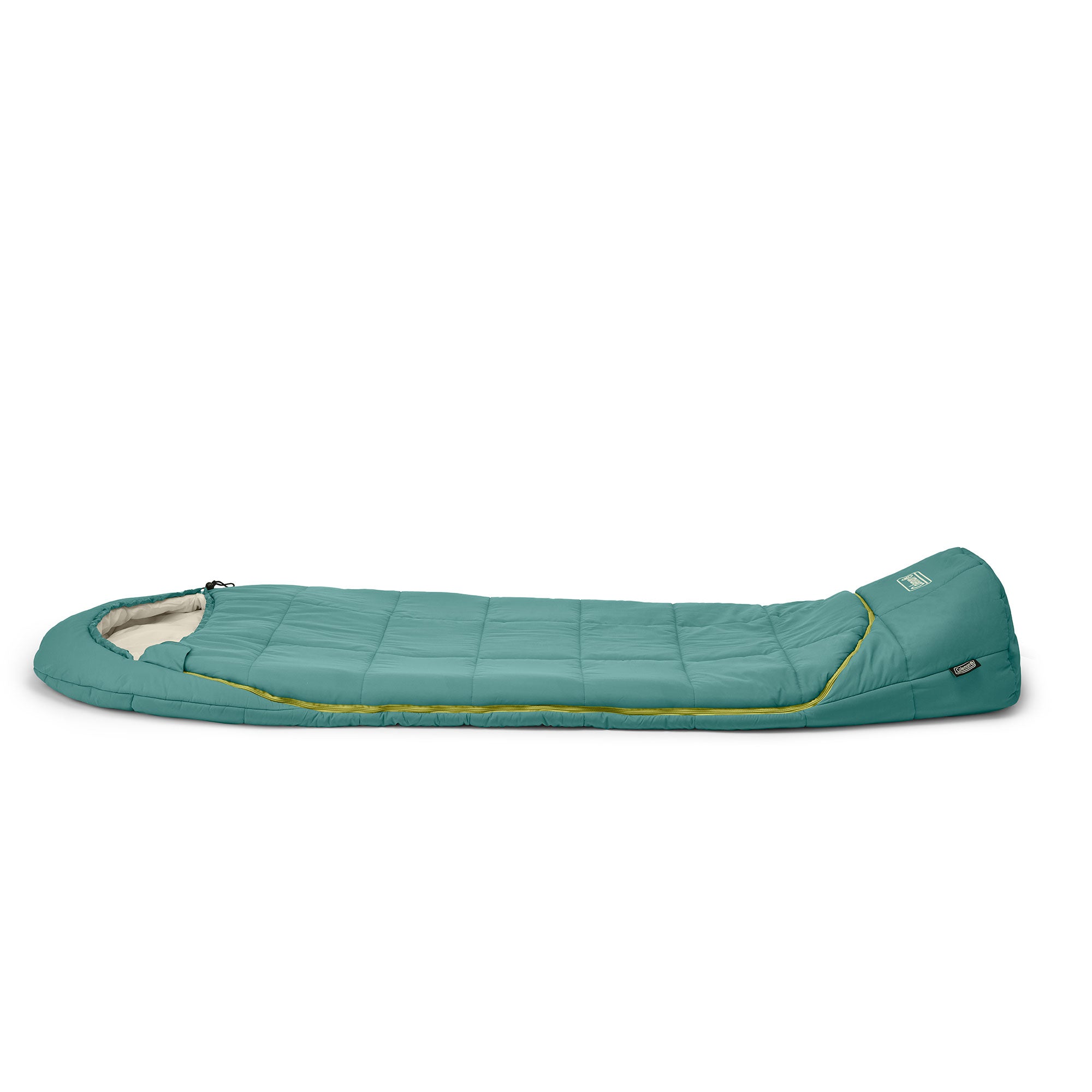 Coleman Big Bay Tall Mummy Foot Ventilation Compression Sleeping Bag, 40 Degree