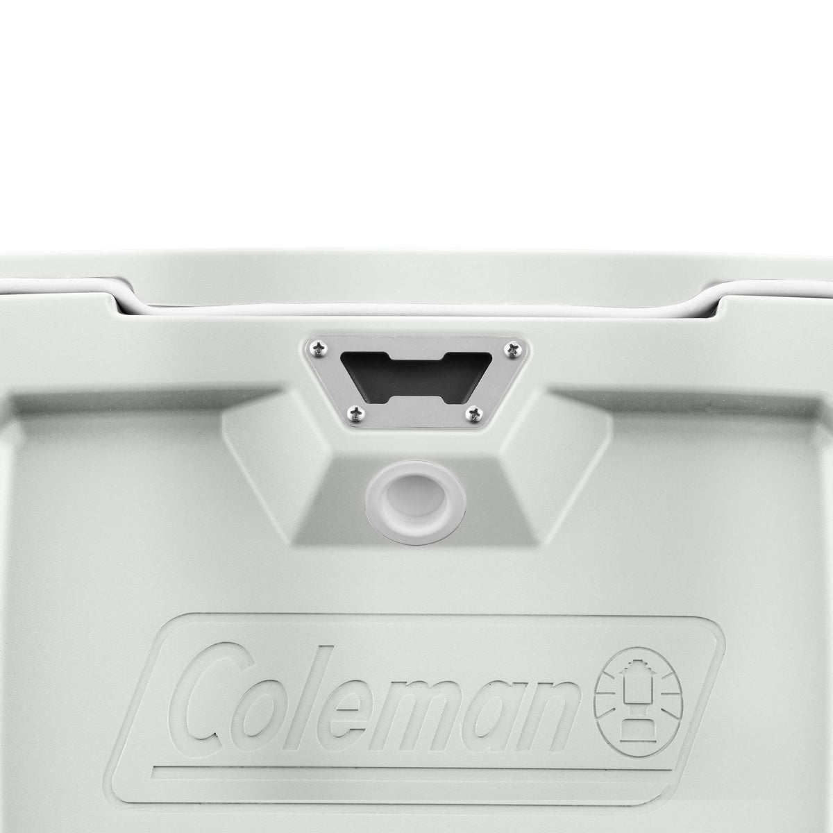Coleman Convoy Series 28 Quart Cooler with Reflective Rope Handles, White Cloud