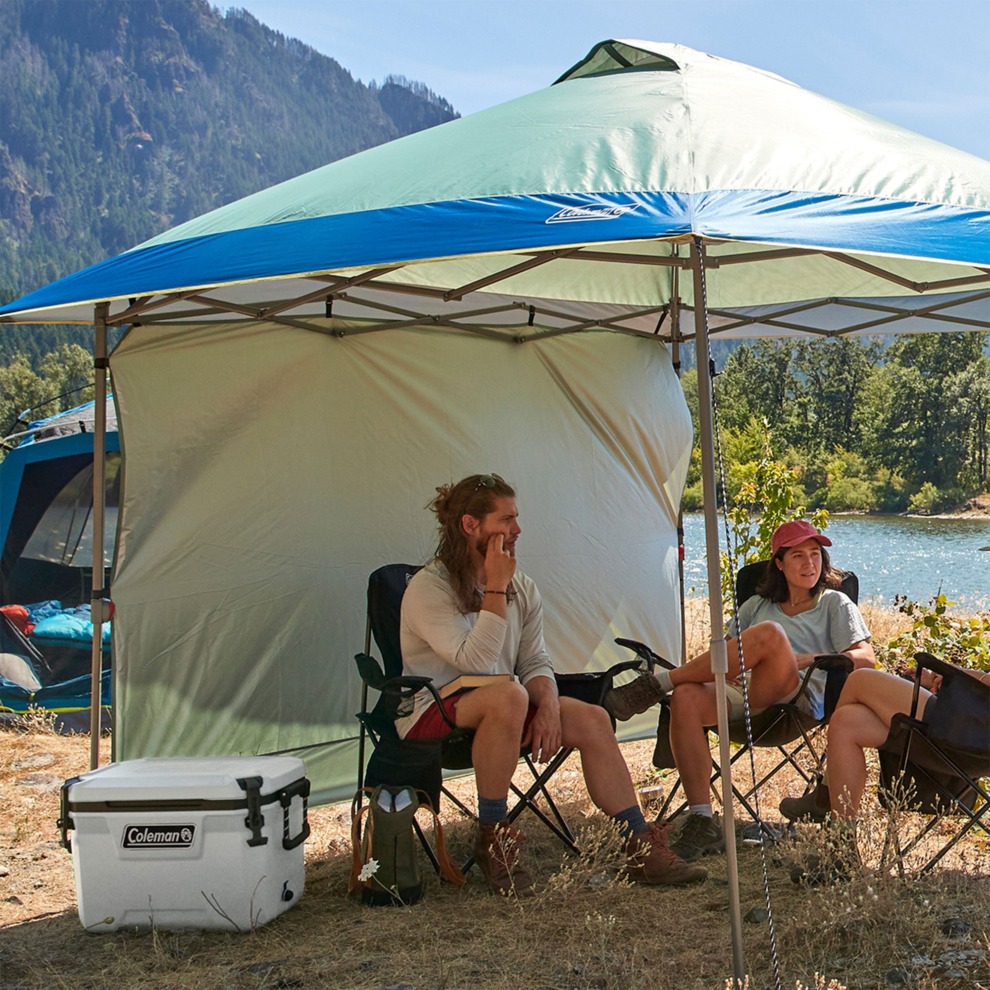 Coleman Convoy Series 55qt Cooler w/Reflective Rope Handles, White (Open Box) - VMInnovations
