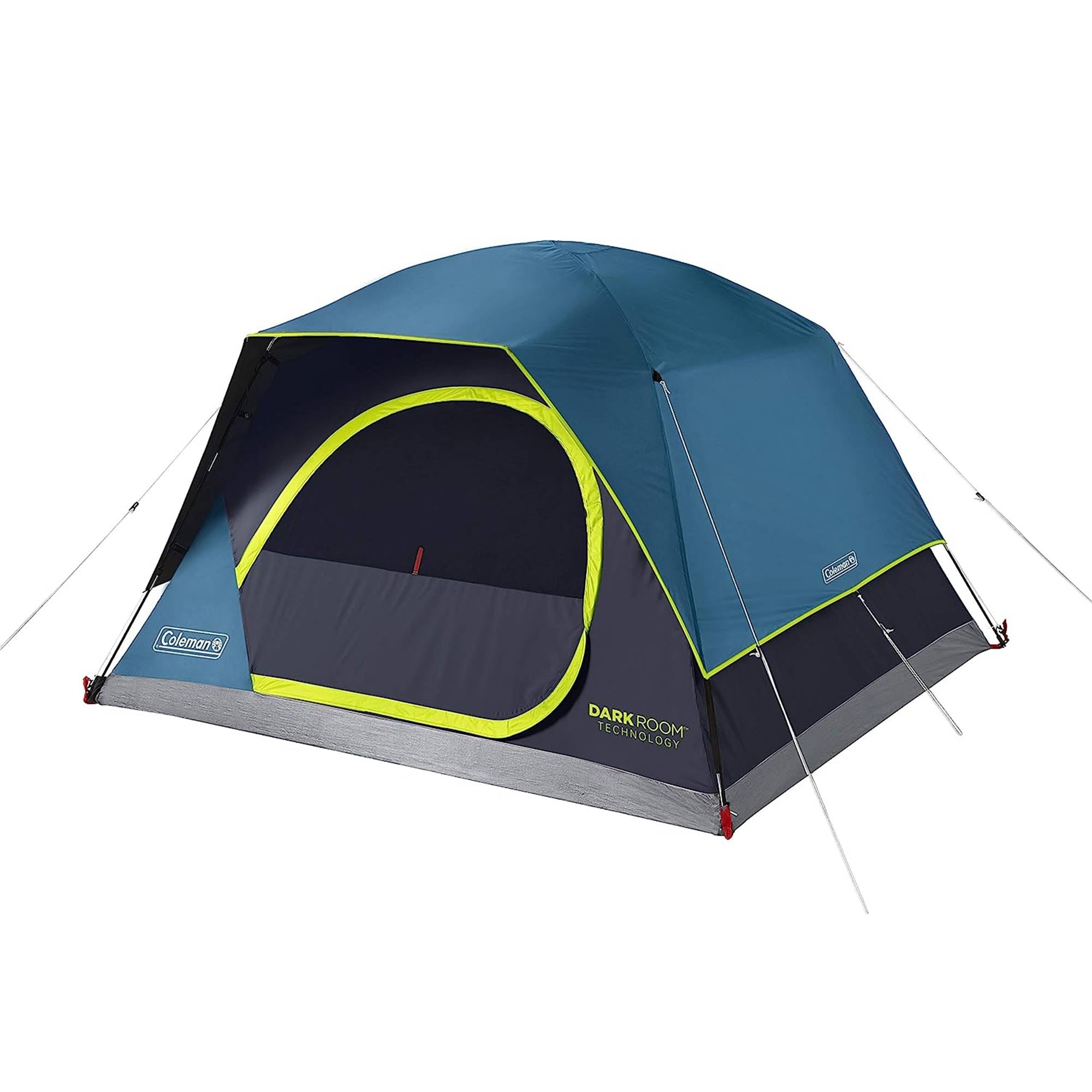 Coleman Skydome 4 Person Camping Tent with Dark Room Technology, Multicolor