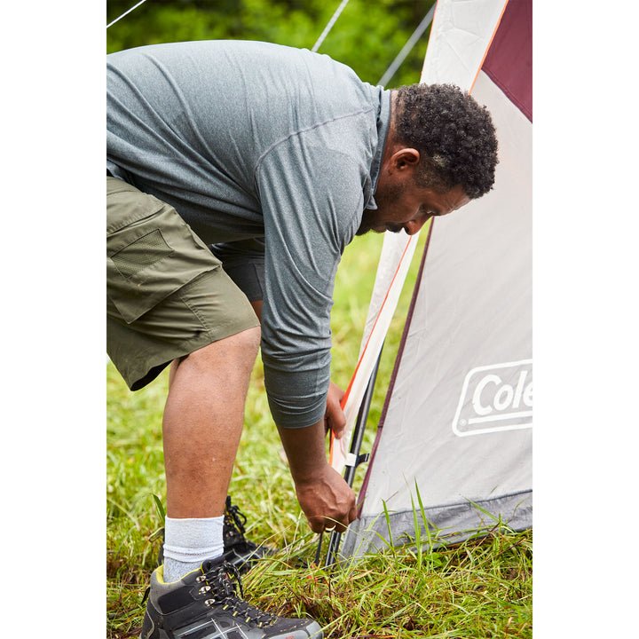 Coleman Skylodge 8 Person Camping Tent w/Mesh Storage Pockets, Blackberry (Used) - VMInnovations