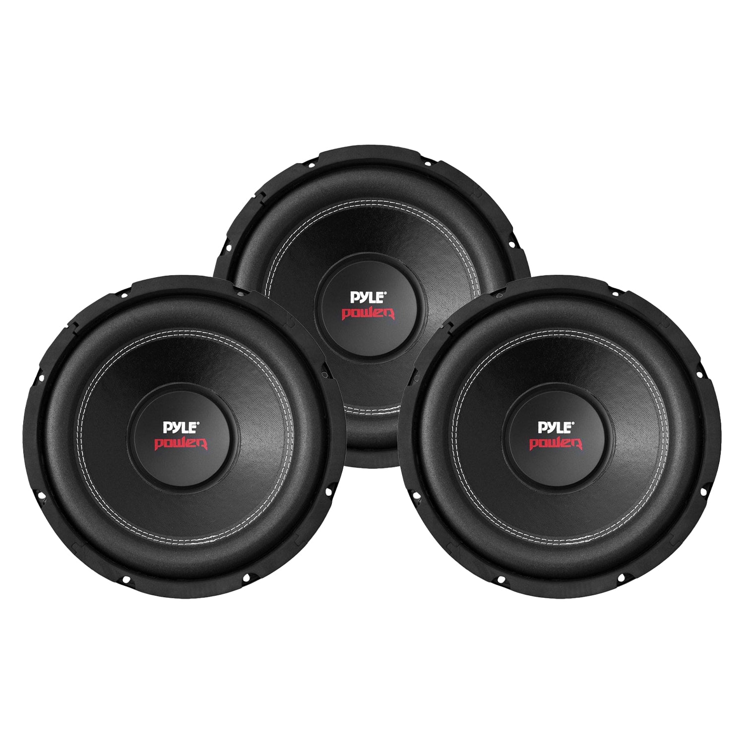 Pyle PLPW15D 15-inch 2000 Watt 4-Ohm DVC Power Car Audio Subwoofer (3 Pack) - VMInnovations