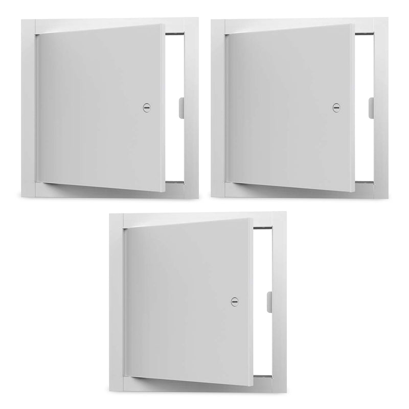 Acudor ED-2002 24x36" Universal Flush Mount Access Panel Door, White  (3 Pack)