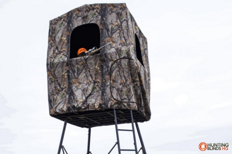 Muddy Steel 7' Quad Pod Hunting Blind Cover, Camo, Stand Not Included, 2 Pack - VMInnovations