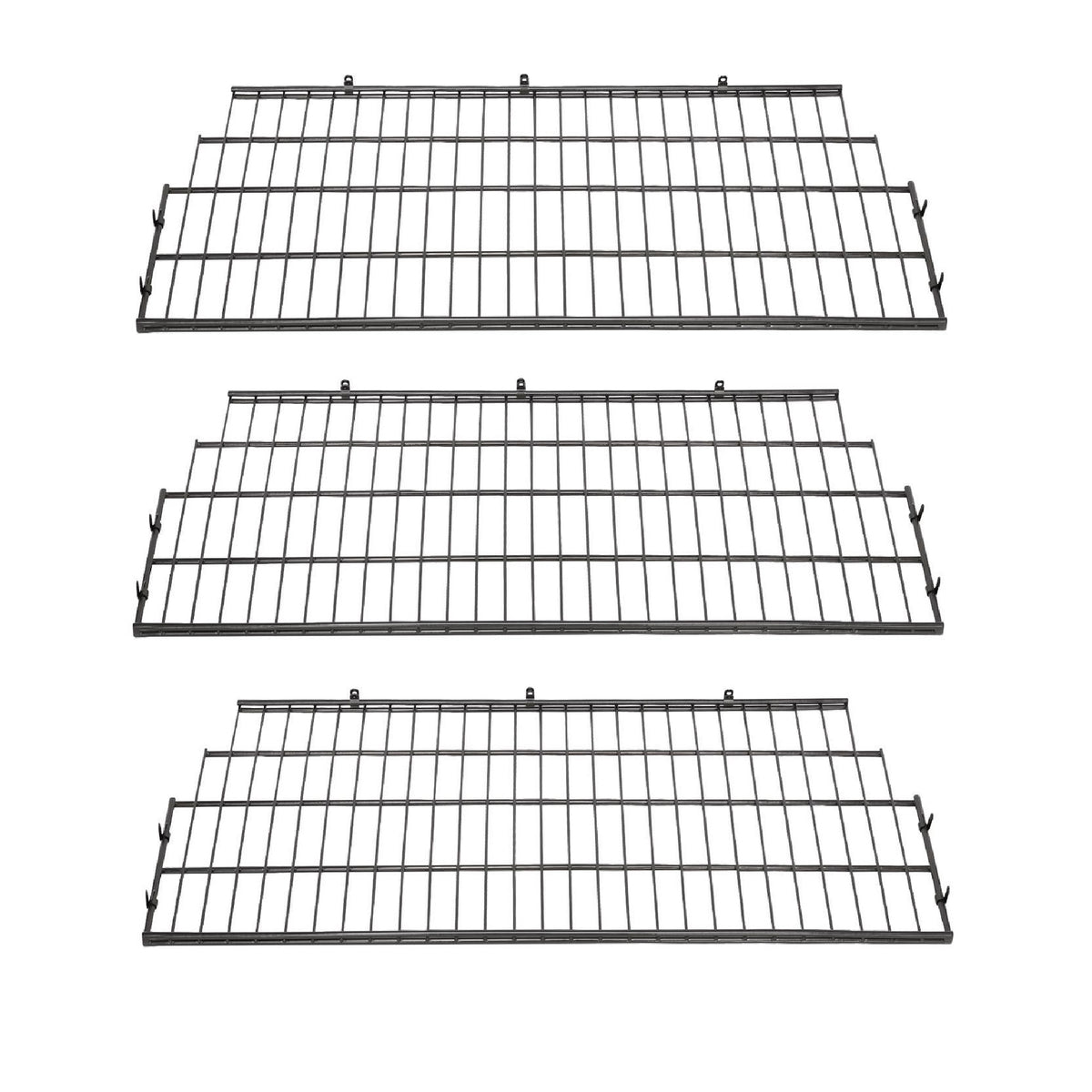 Suncast Vertical Storage Shed Organization Wire Shelf Rack Shelving (3 Pack)