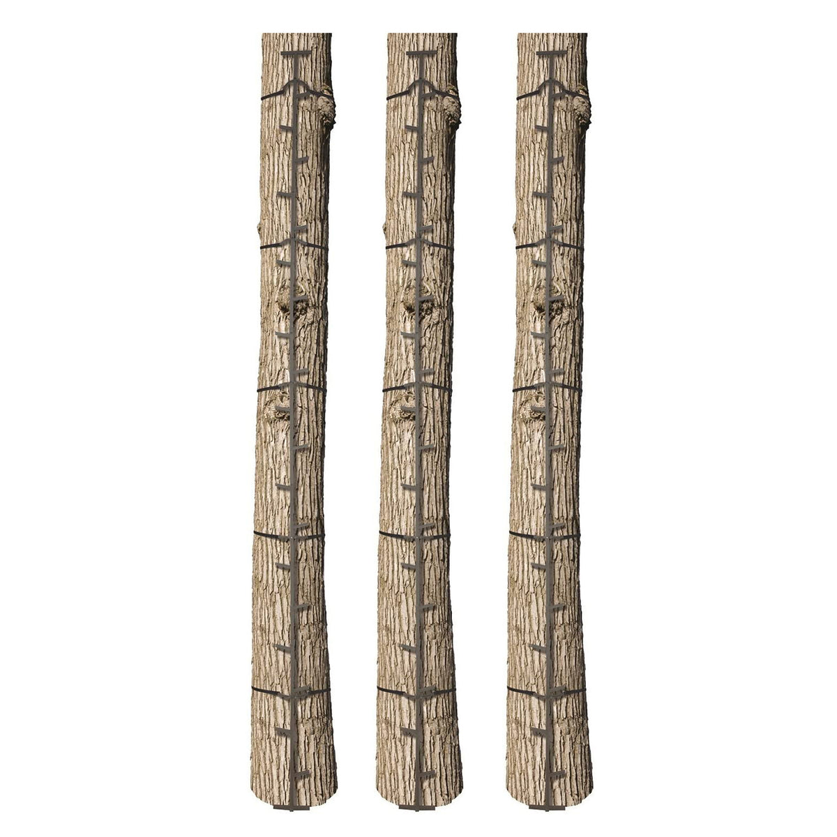 Big Game Hunting Quick Stick Steel Ladder Tree Climbing System, 20 Foot (3 Pack) - VMInnovations