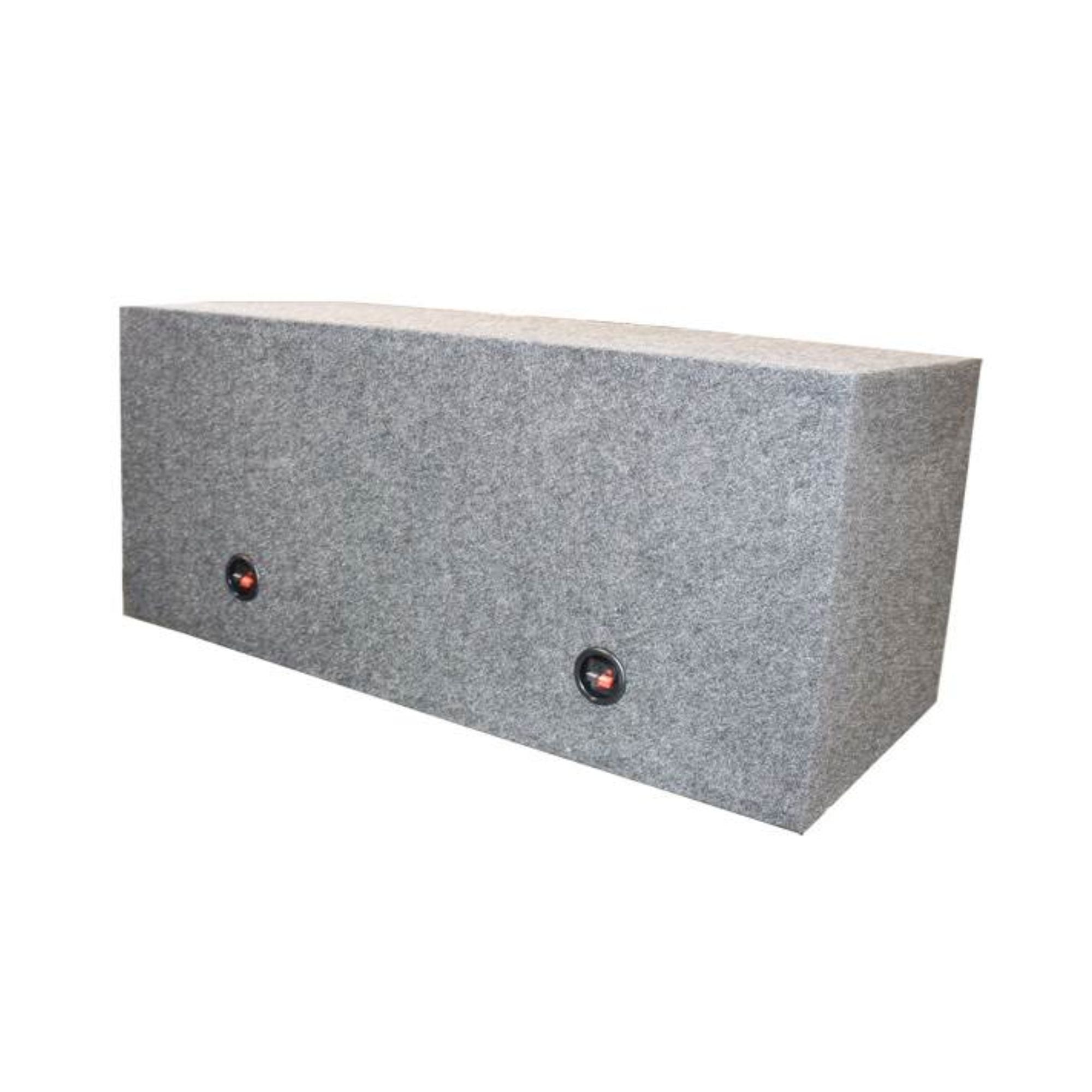 Q Power QBASS Dual 15-Inch Vented MDF Subwoofer Box 2 Speakers Enclosure (Used) - VMInnovations