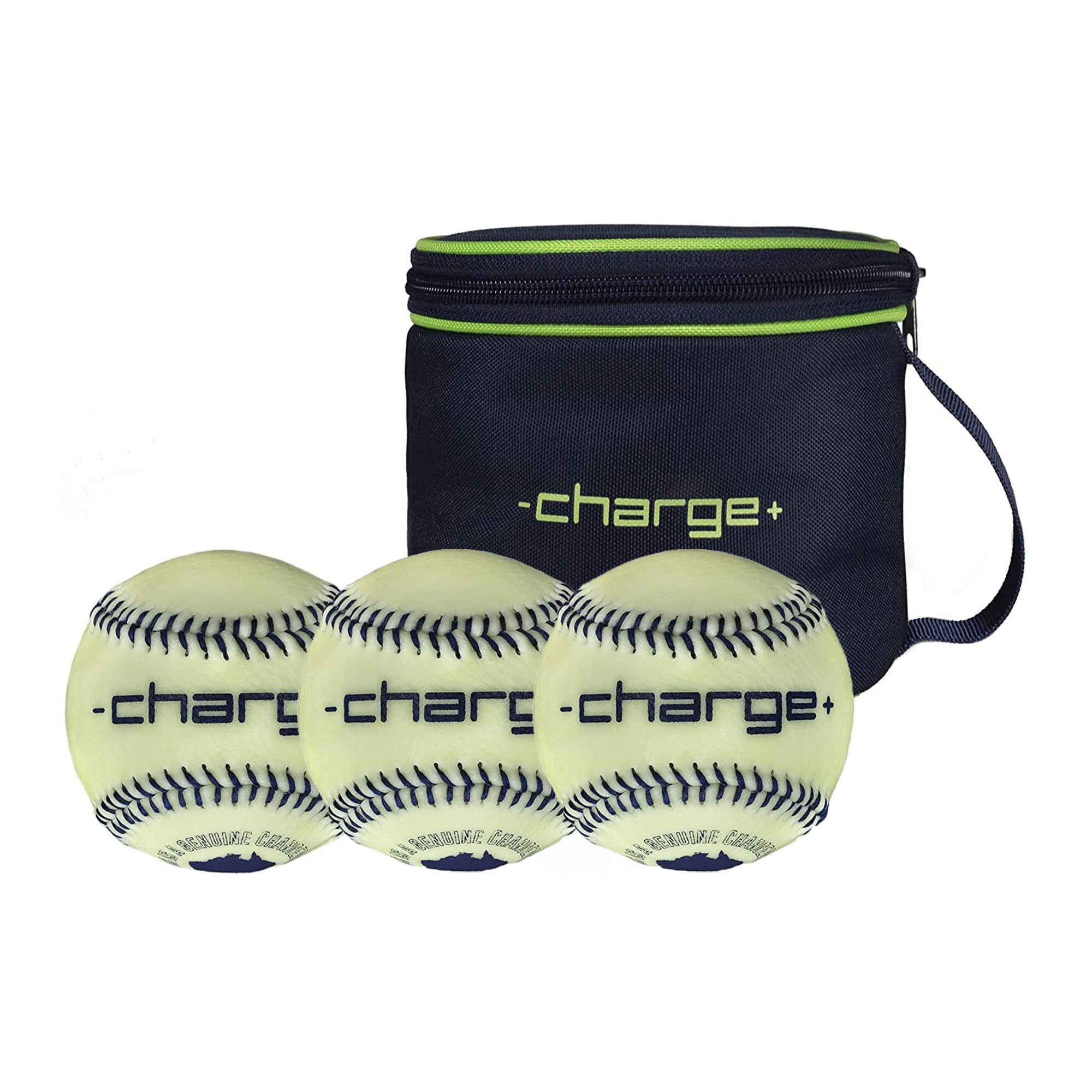 Chargeball Glow in the Dark Baseball PRO Kit w/ Bag & Regulation Ball, 2 Pack - VMInnovations