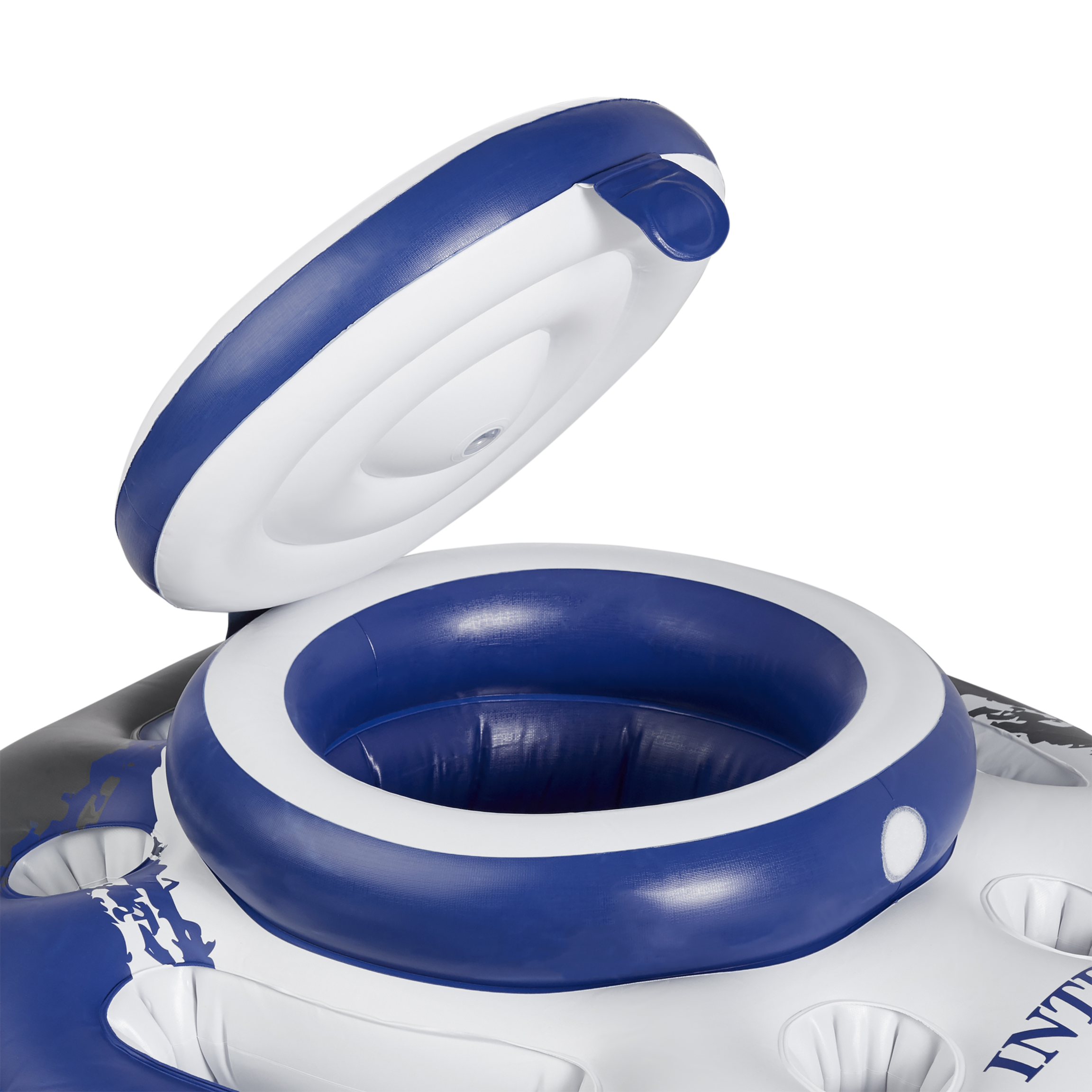 Inflatable Floating Cooler (2 Pack) Bundled w/ Connect Inflatable Float (8 Pack)
