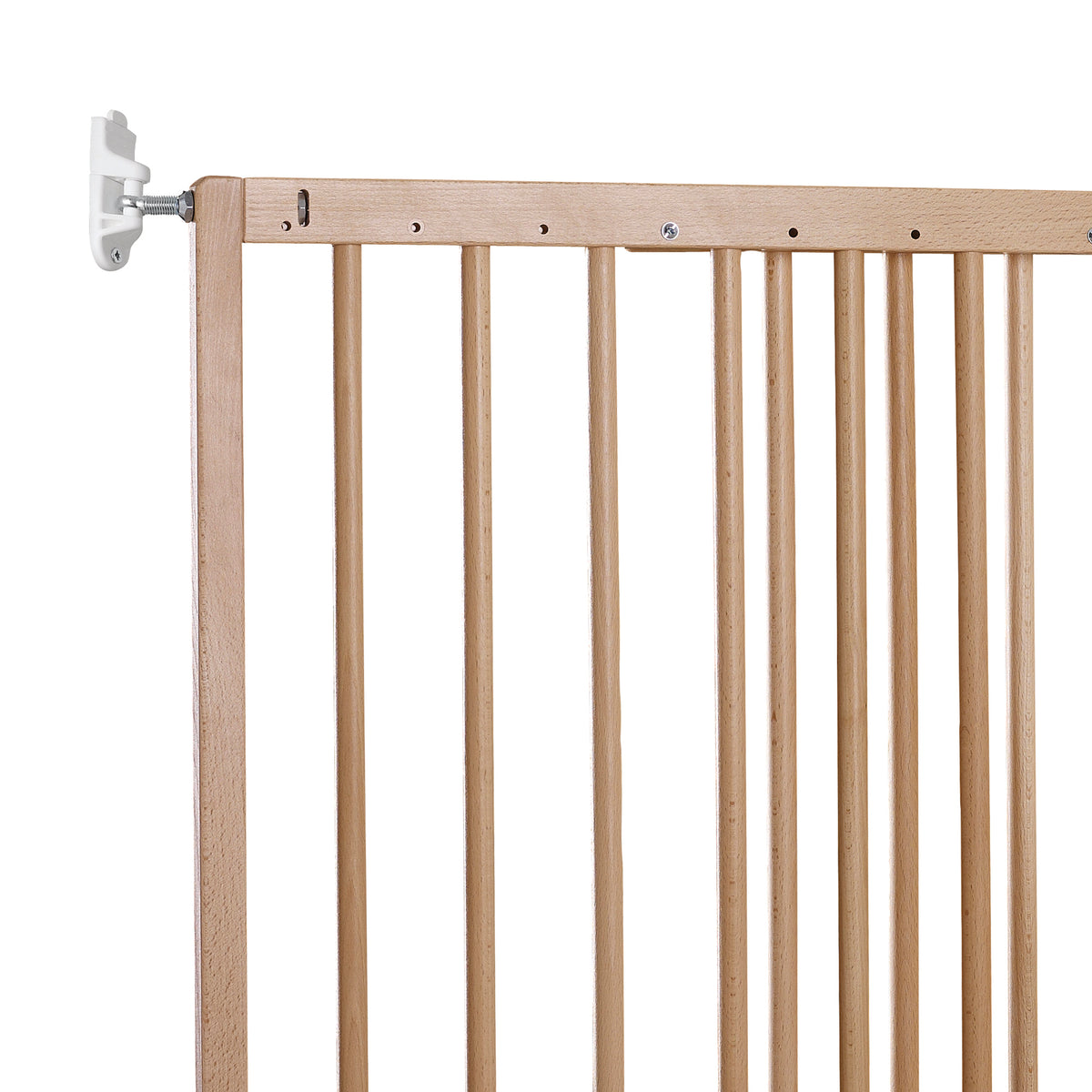 BabyDan MultiDan Wall Mount 23.9-40.1 Inch Doorway Safety Baby Gate, Beechwood - VMInnovations