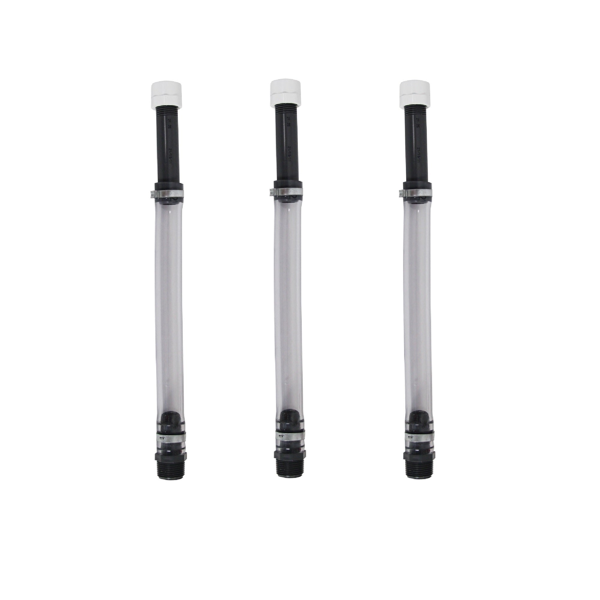 VP Racing Deluxe 14" Hose Kit Motorsport, Sportsman Containers w/ Cap, (3 Pack)