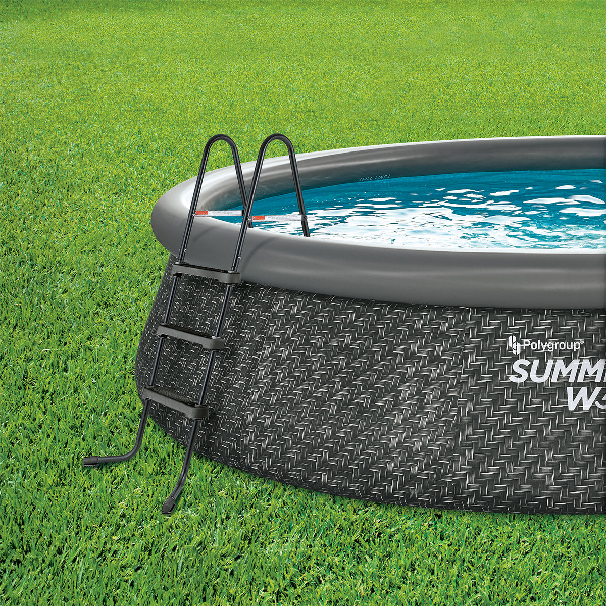 Summer Waves Quick Set Above Ground Swimming Pool w/ Pump and Ladder (Open Box)