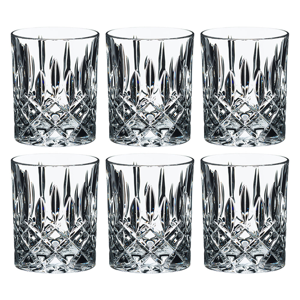 Riedel Spey Collection Crystal Scotch & Bourbon Tumbler Whiskey Glasses (6 Pack) - VMInnovations