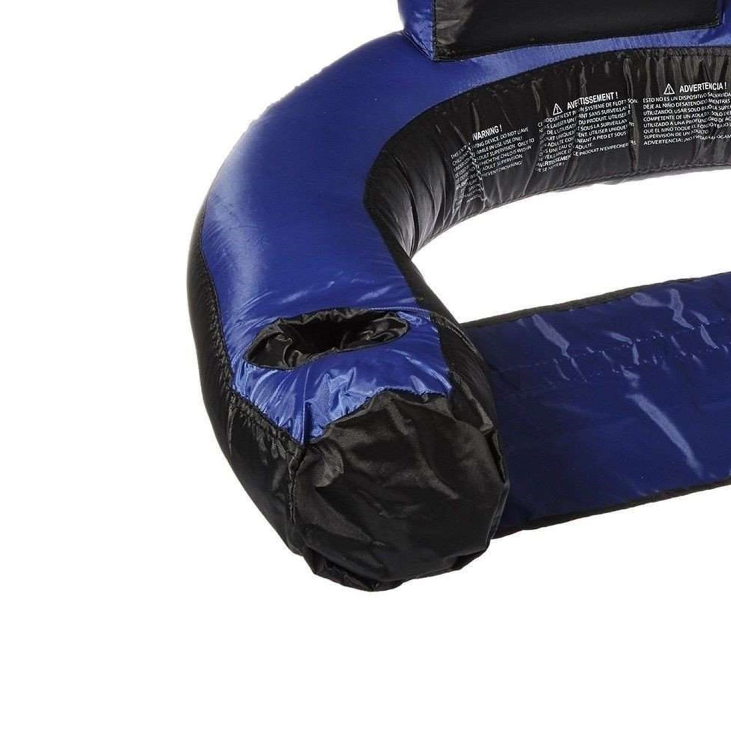 Swimline Inflatable Nylon Covered Swimming Pool U-Seat Chair Float (3 Pack) - VMInnovations