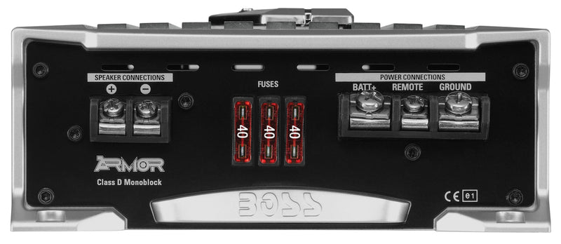 Boss AR4000D Armor 4000W Monoblock Class D Car Audio Amp + Remote (4 Pack)