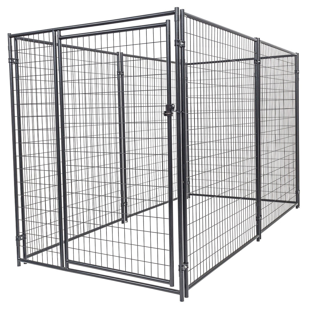Lucky Dog Large Modular Welded Wire Box Indoor/Outdoor Kennel 10’x5’x6’ (2 Pack)