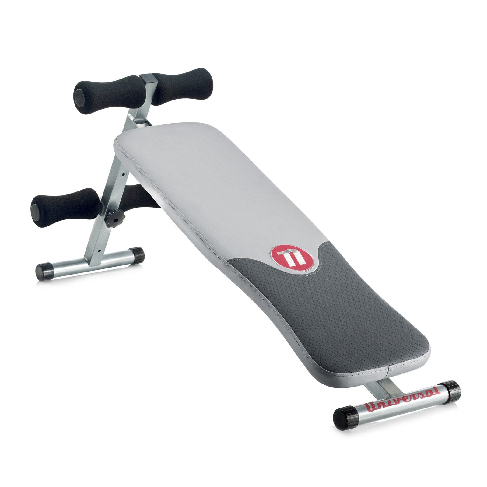 Universal UB100 Decline Exercise Fitness Bench with Dual Incline Positions, Gray