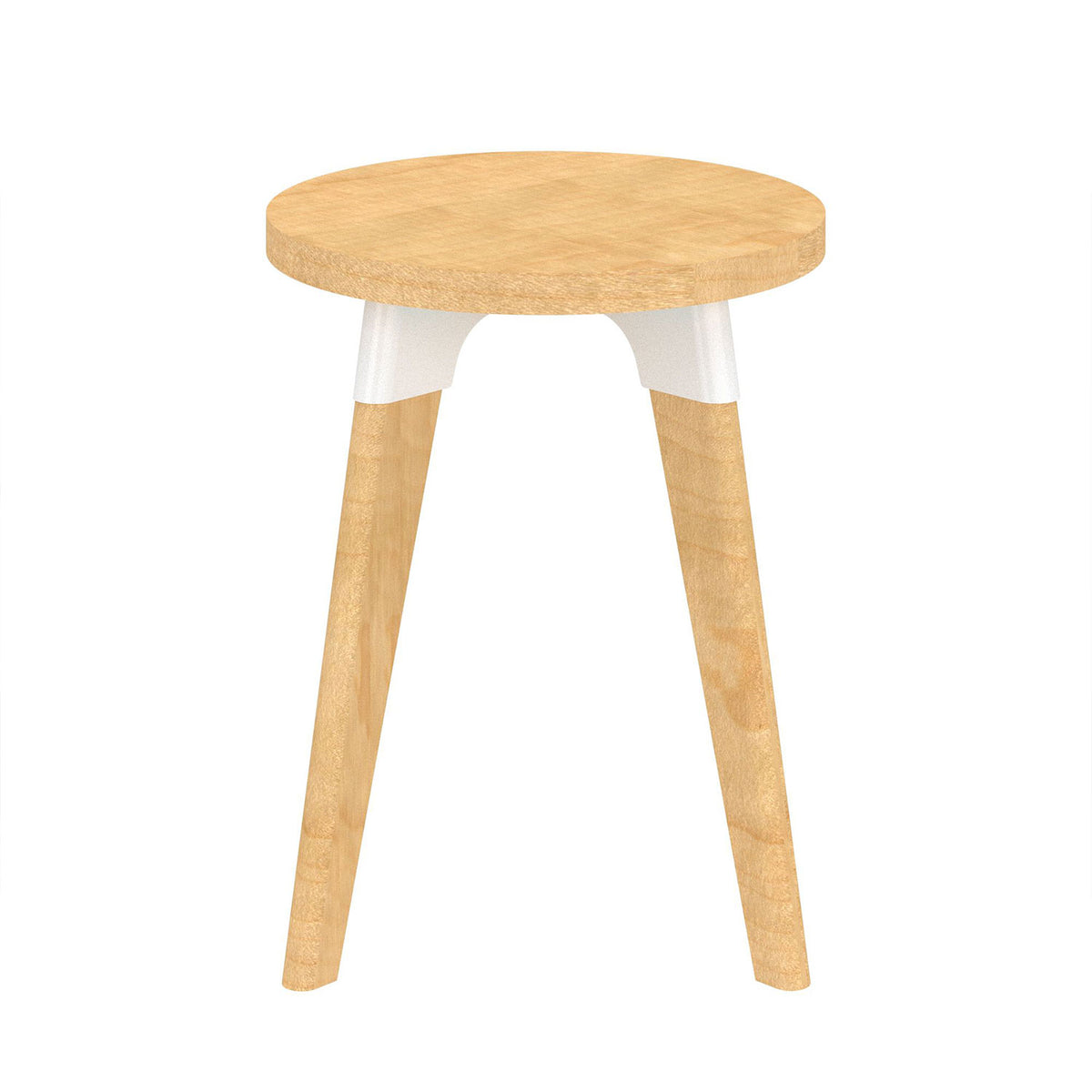 Safco Resi Small Maple Accent Coffee Side Sofa Bed Lounge End Table, Natural