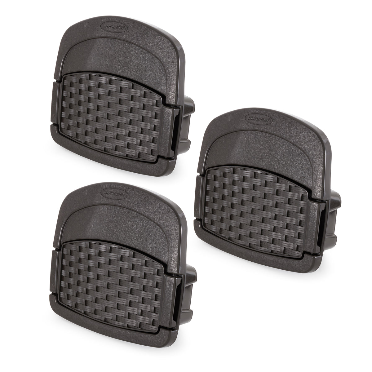 Suncast DHW150 150 Foot Deluxe Wicker Storage Garden Hose Hangout Mount (3 Pack) - VMInnovations