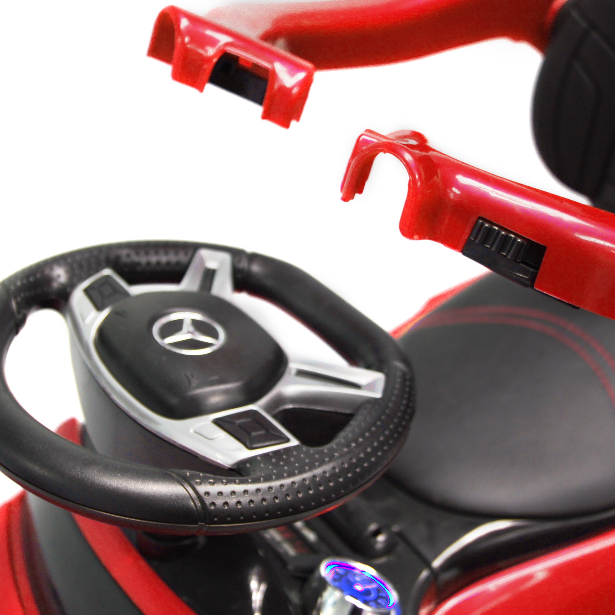 Best Ride On Cars Baby 4 in 1 Mercedes Toy Push Vehicle, Stroller, Rocker (Used)