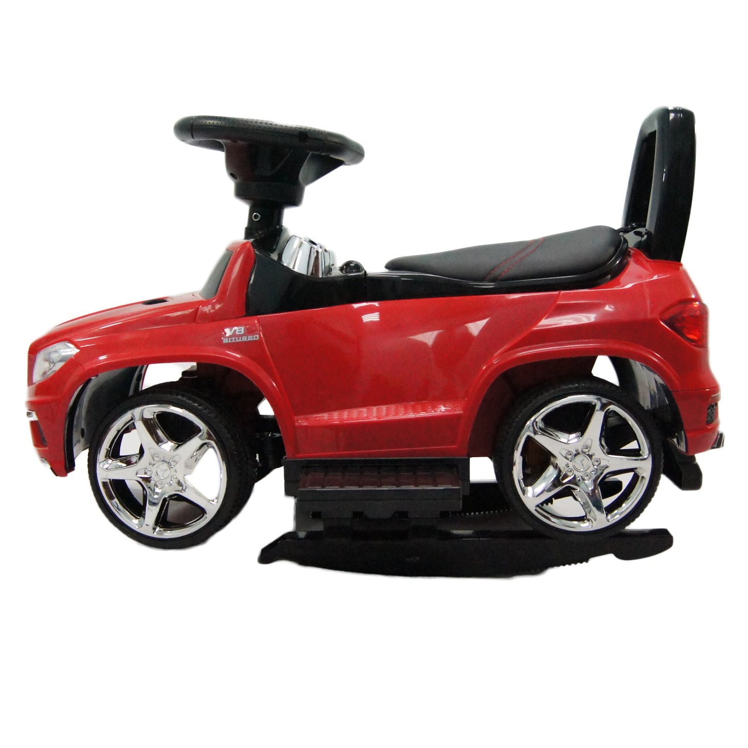 Best Ride On Cars Baby 4 in 1 Mercedes Toy Push Vehicle, Stroller, Rocker (Used)