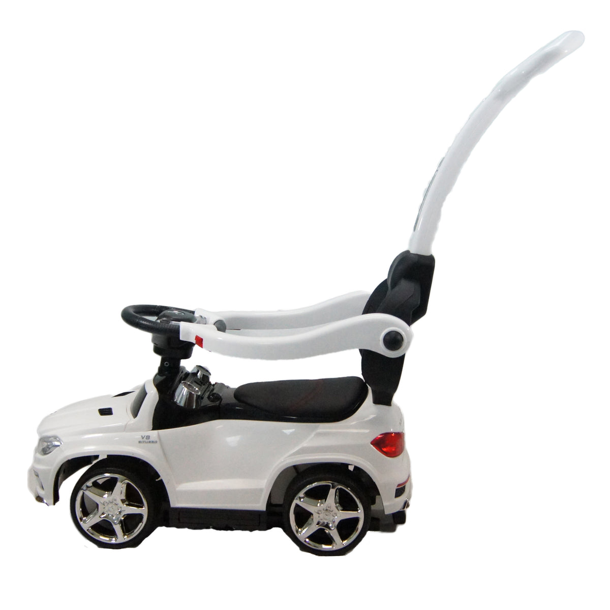 Best Ride On Cars 4-in-1 Mercedes Push Car Stroller with LED Lights, (2 Pack)