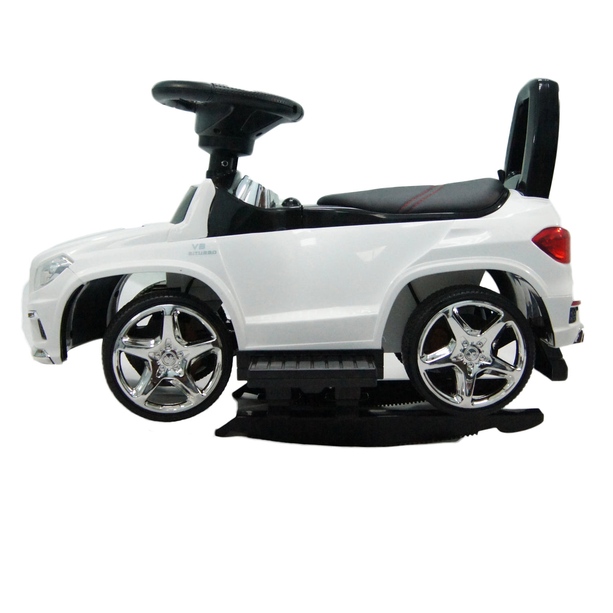 Best Ride On Cars 4-in-1 Mercedes Push Car Stroller with LED Lights, (2 Pack)