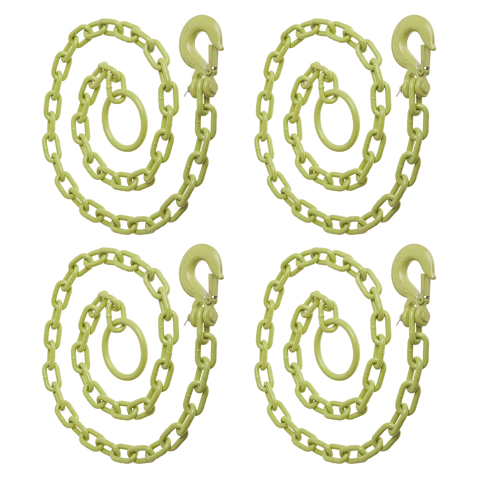 Brush Grubber Tugger Chain for Attaching Brush Grubber Tools to Vehicle (4 Pack)