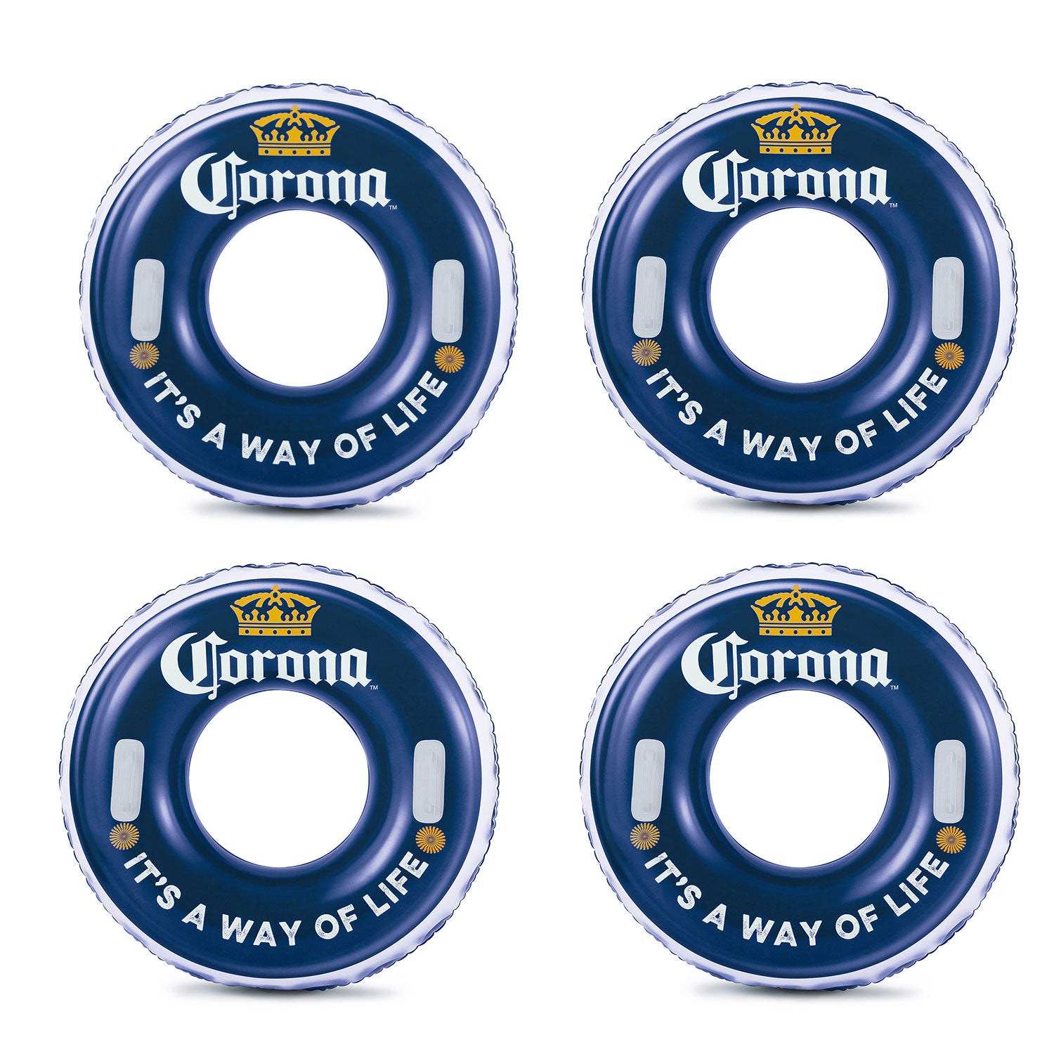Summer Waves 32ft x 16ft x 52in Pool Set, Corona Floats + Corona Floating Cooler