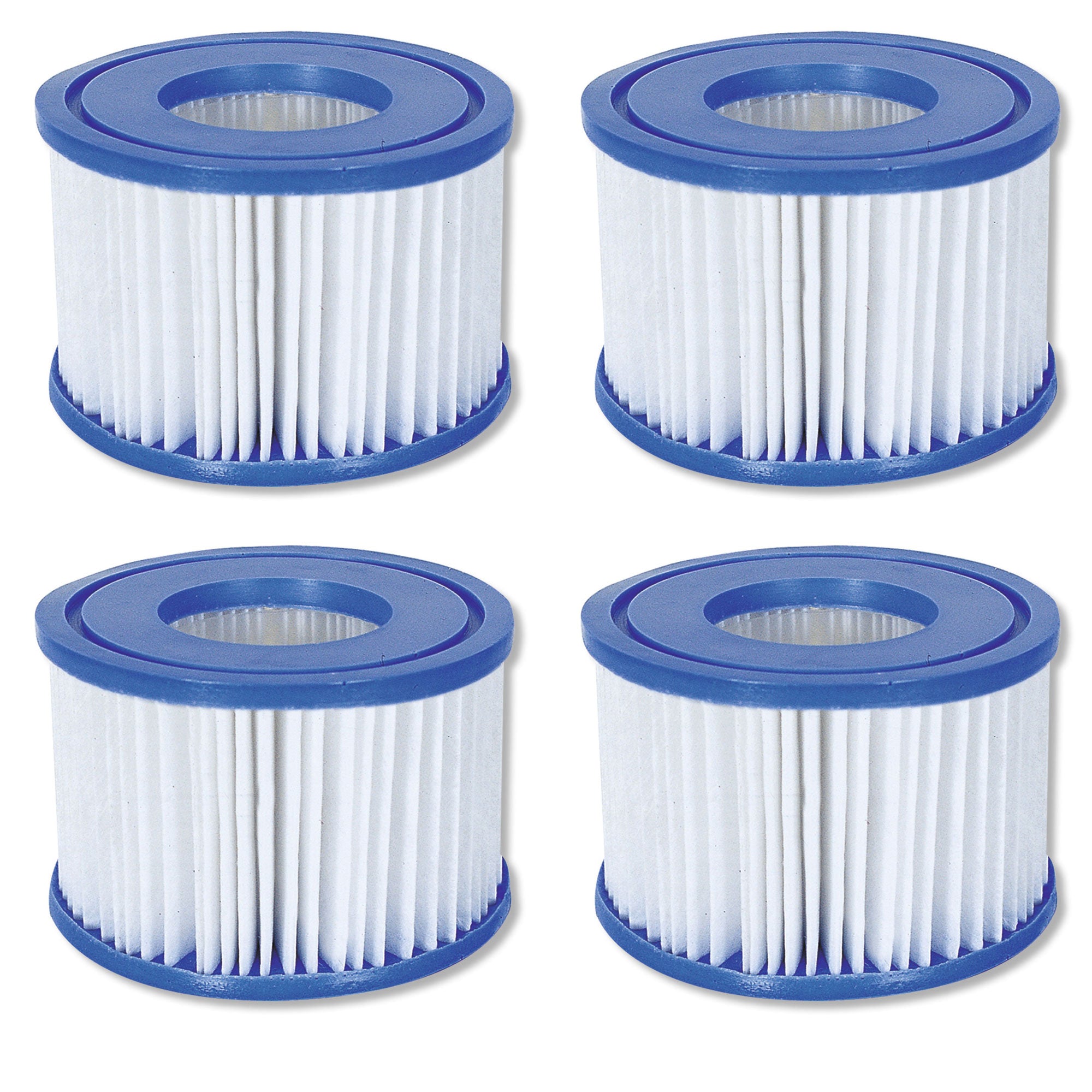 Bestway SaluSpa Hot Tub Filter Pump Type VI Replacement Cartridges (4 Pack) - VMInnovations