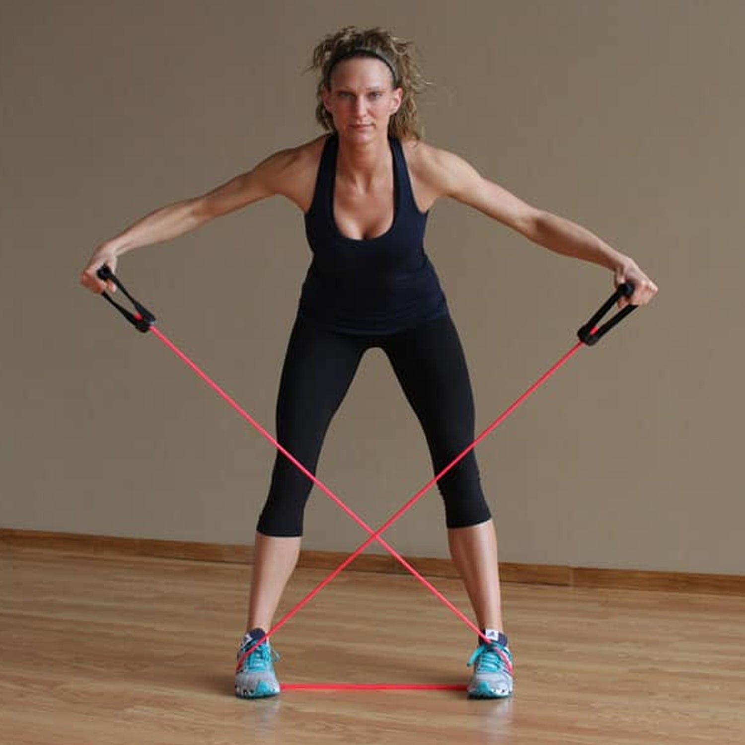 Prism Fitness 400-160-006-1 20 40 60 Pound Fitness Cable Resistance Band Bundle - VMInnovations
