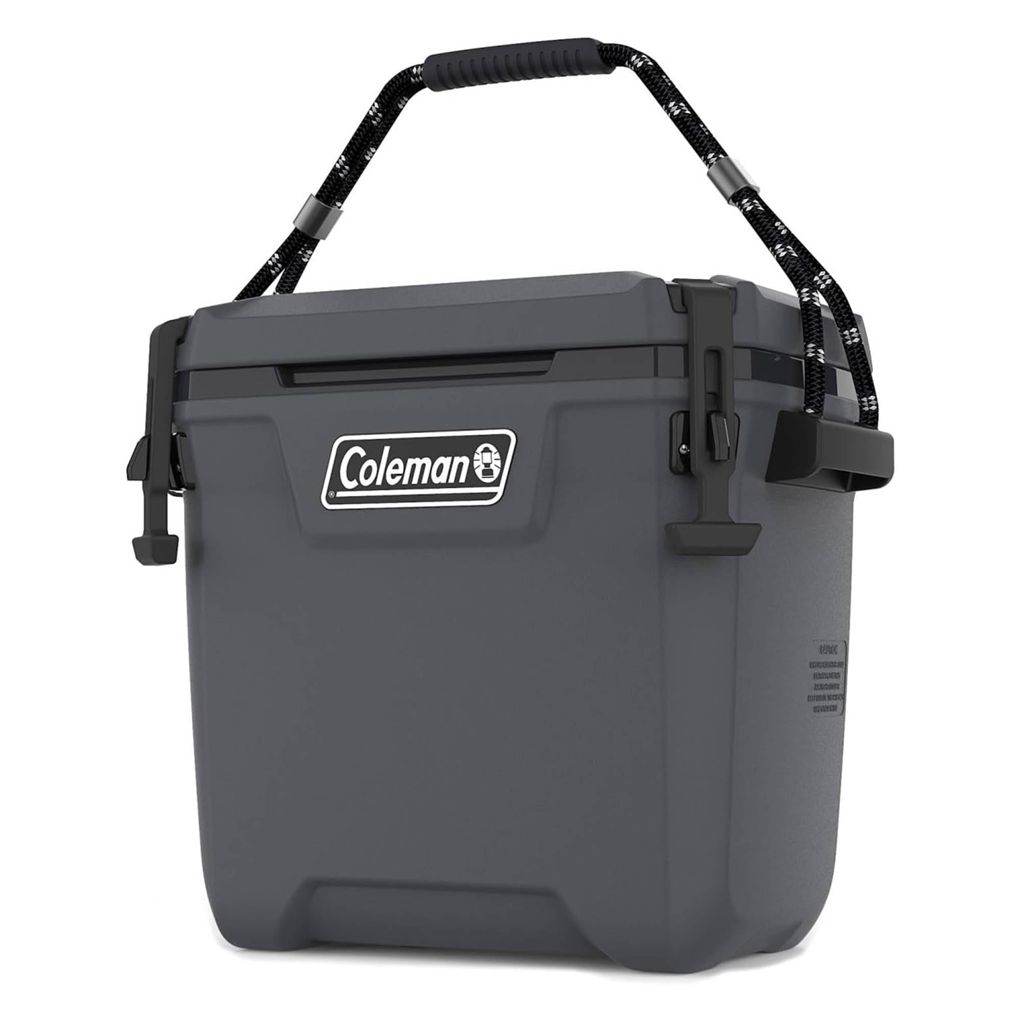Coleman Convoy Series 28 Quart Cooler with Reflective Rope Handles, Dark Storm