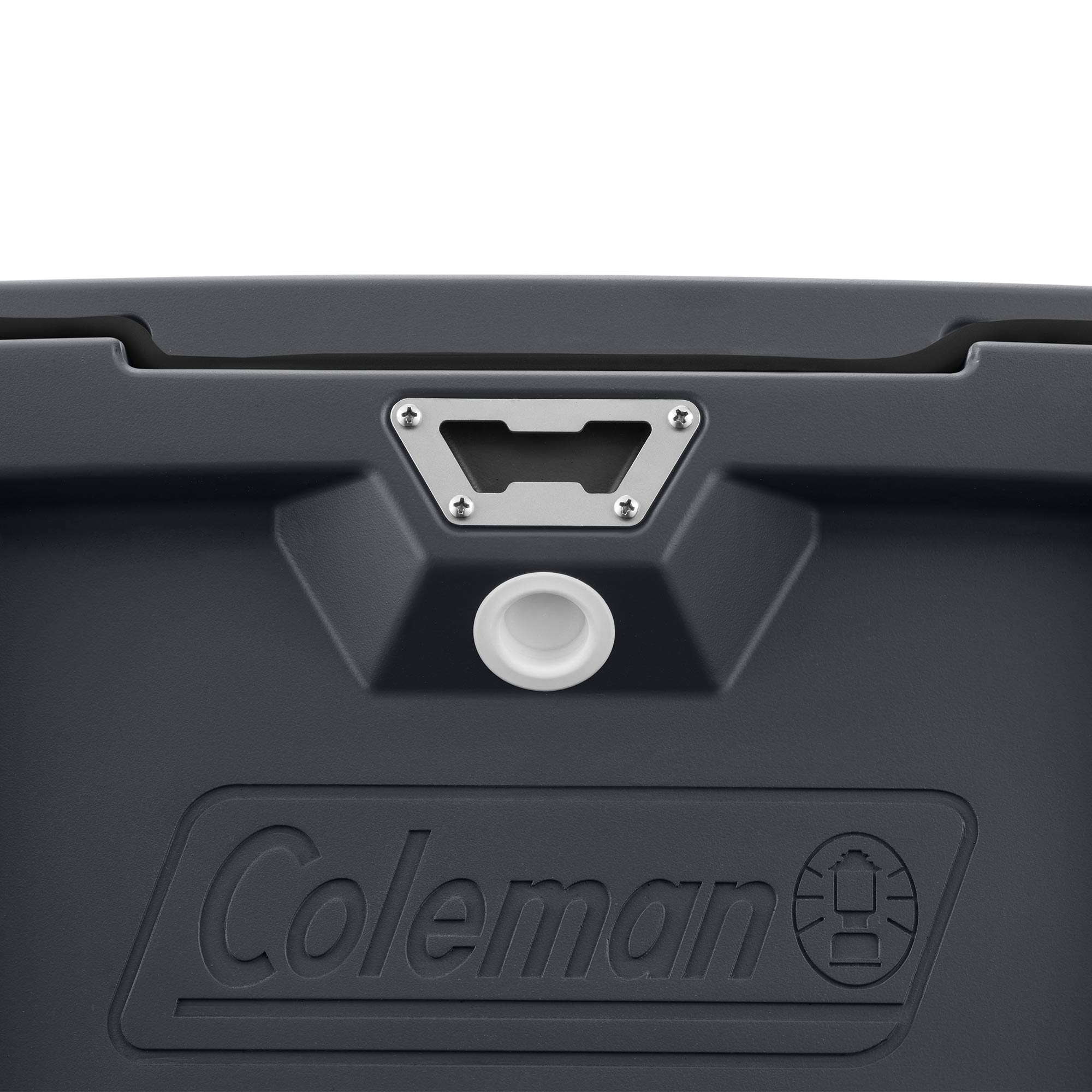 Coleman Convoy Series 28 Quart Cooler with Reflective Rope Handles, Dark Storm