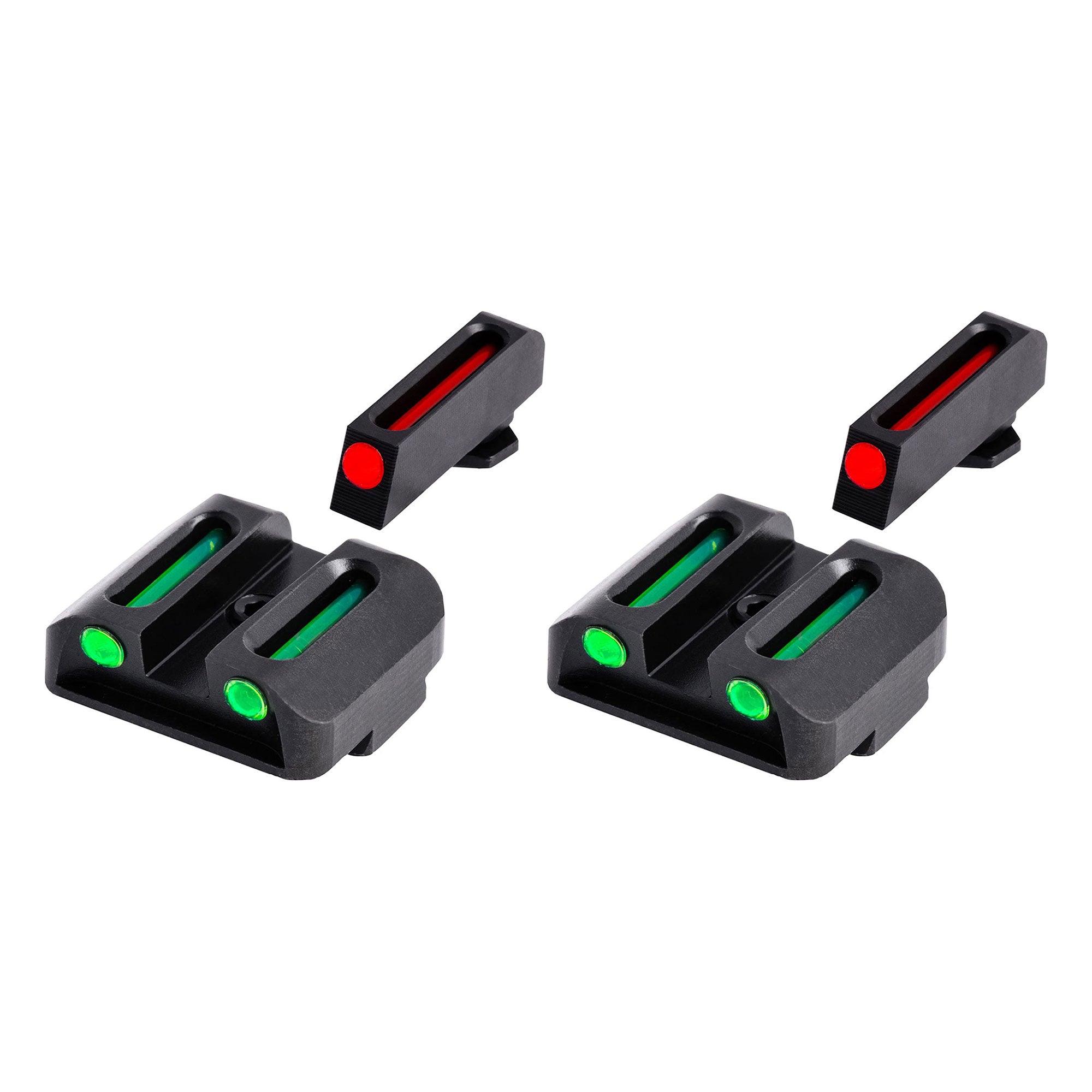 TruGlo Fiber Optic Handgun Glock Pistol Sight Accessories for Glock 17 (2 Pack)