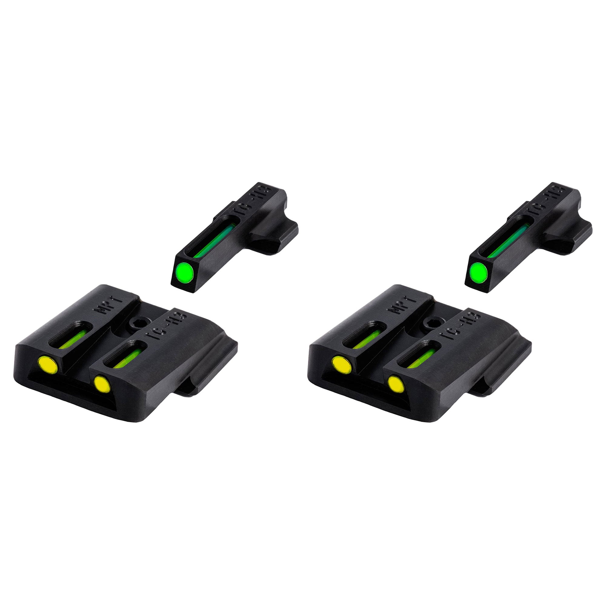 TruGlo TFO Tritium Fiber Optic Gun Sight Set, Fits Glock 17/17L Models (2 Pack)