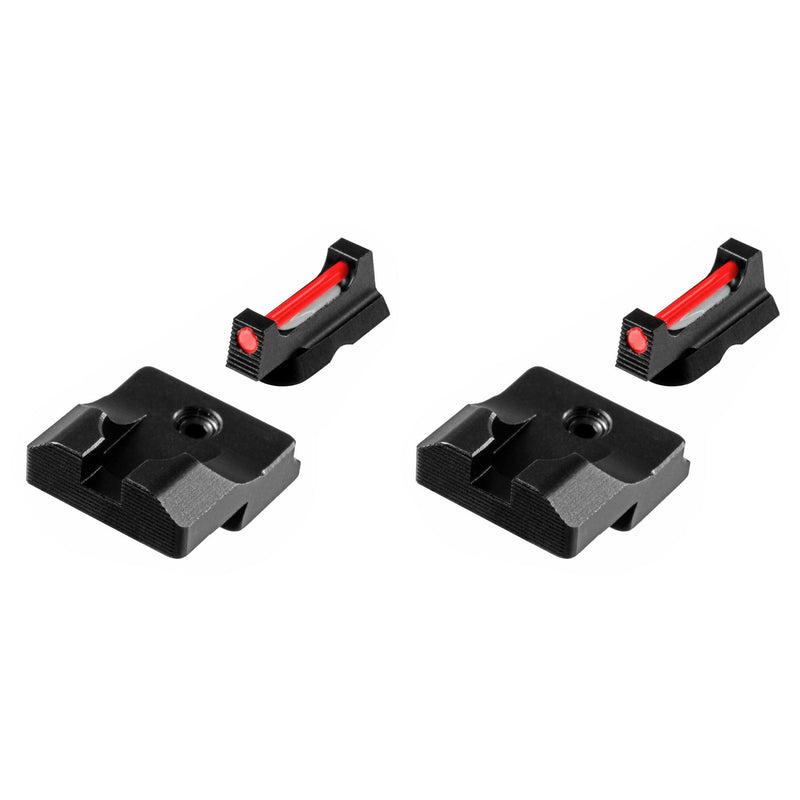 TruGlo Fiber Optic Glock Pistol Sight Accessories, Fits Glock Low Set (2 Pack)