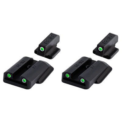 TruGlo Glow in the Dark High Set Pistol Sight for Ruger LC9, 9S and 380 (2 Pack)