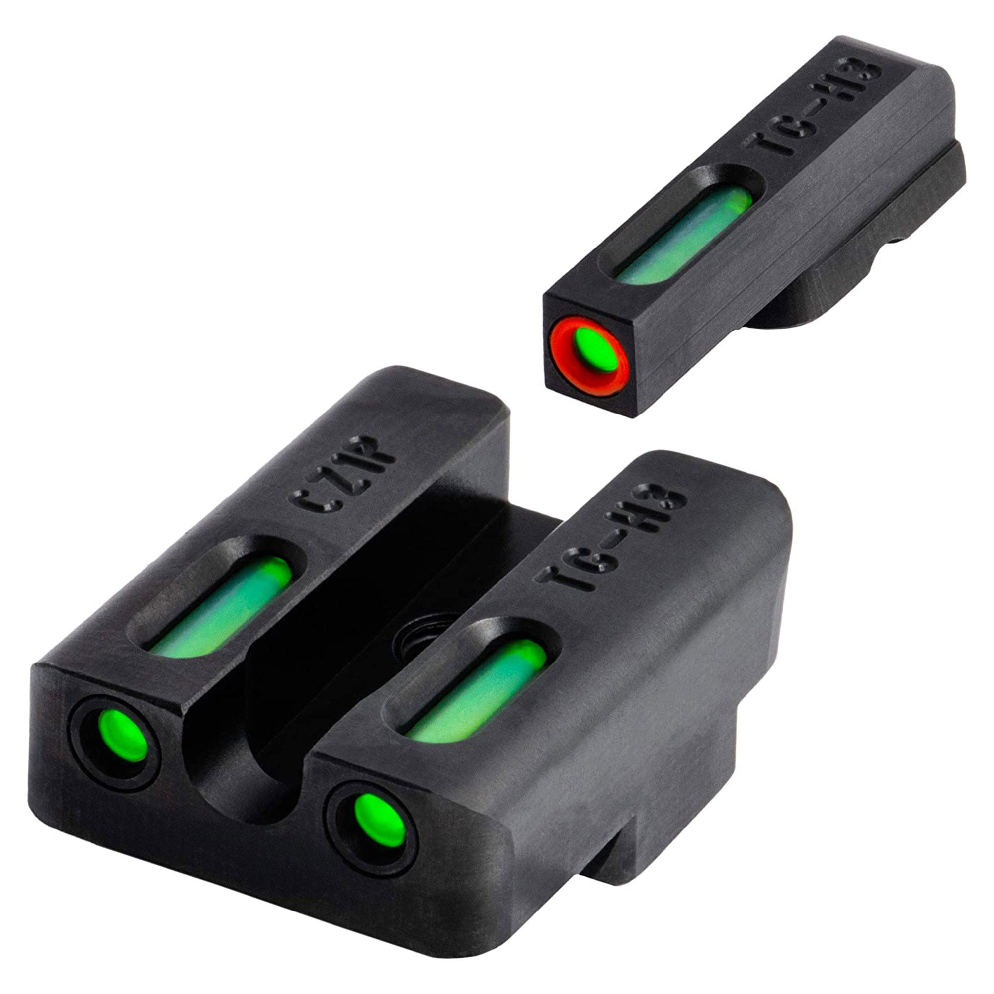 TruGlo TFK Pro Fiber Optic Tritium Handgun Pistol Sight Accessories (2 Pack)