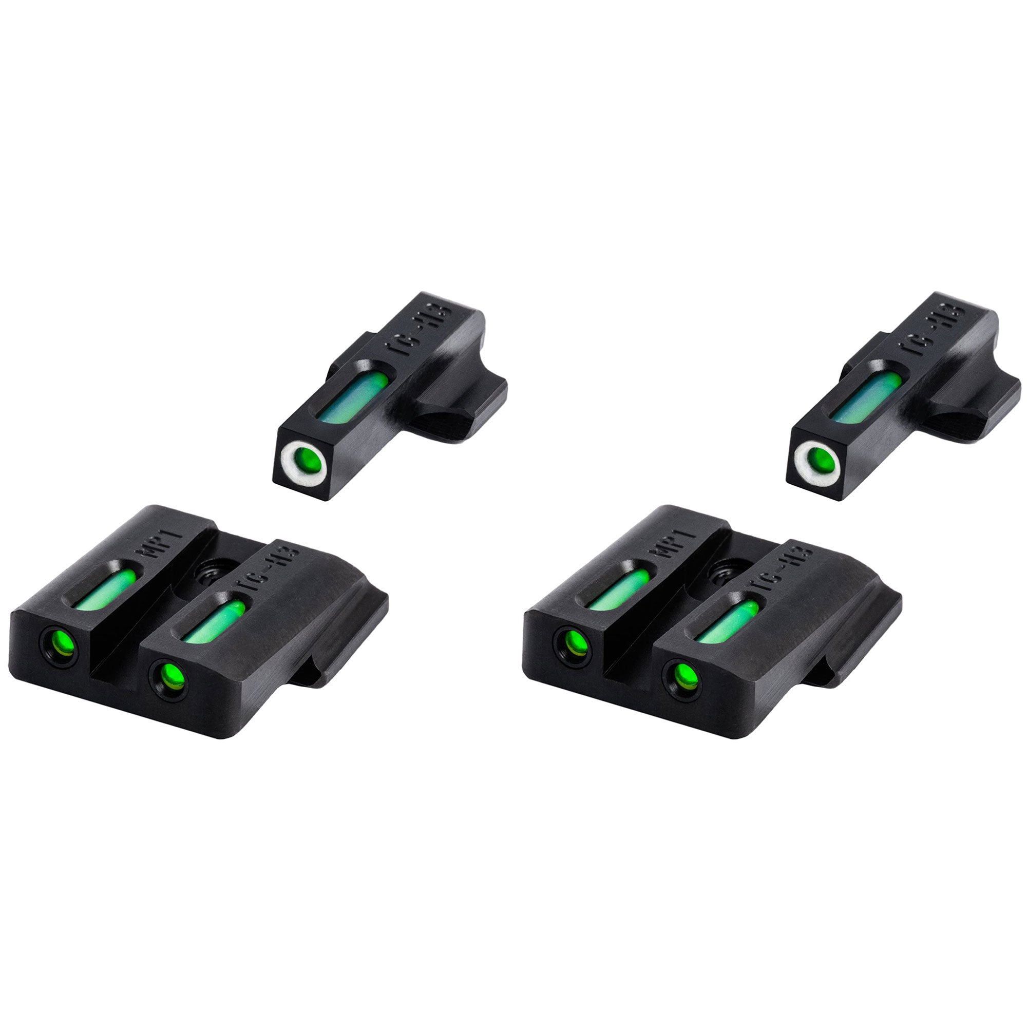TruGlo TFK Fiber Optic Tritium Sight Accessories for S&W M&P Models (2 Pack)