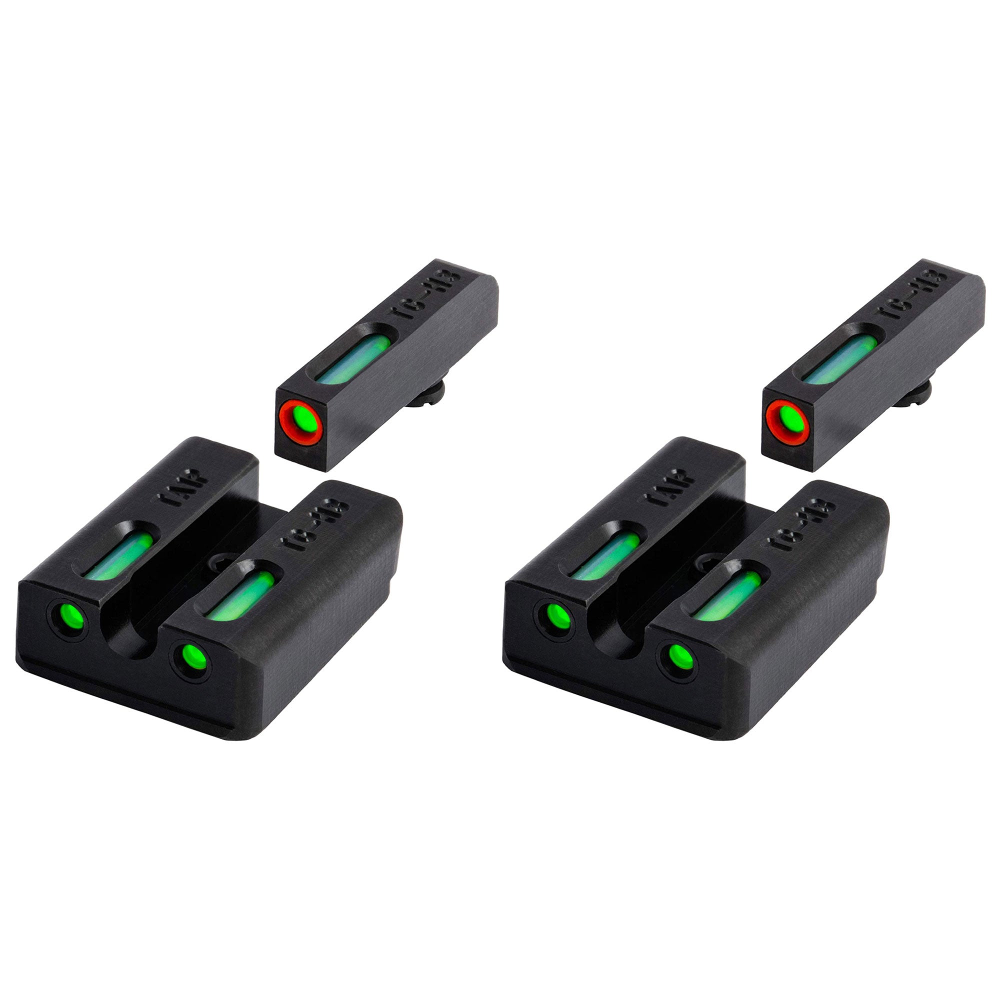 TruGlo Pro TFK Fiber Optic Tritium Glock Pistol Sight Accessory, Taurus (2 Pack)