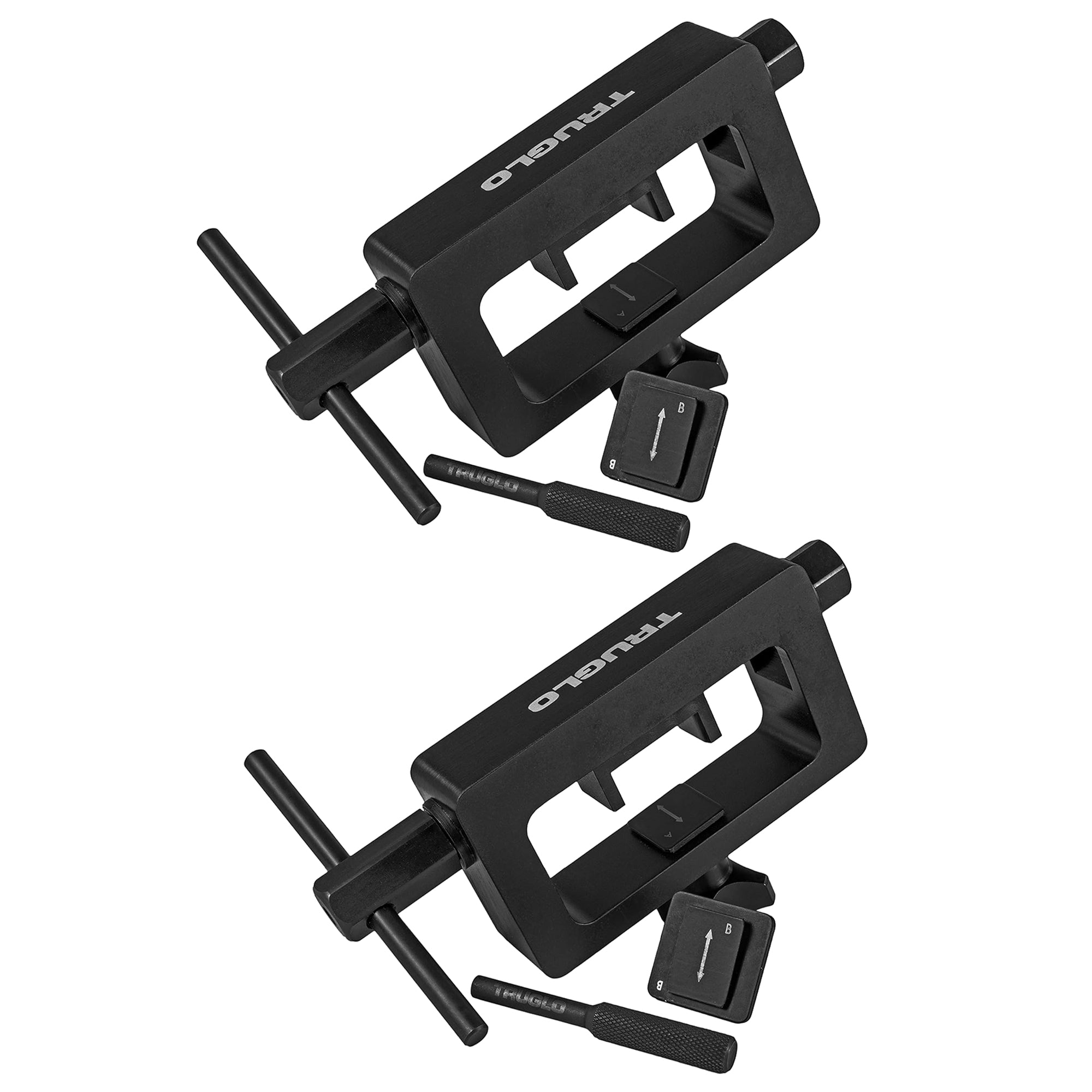 TruGlo Front & Rear Sight Installation Tool Kit Set for Pistols, Black (2 Pack)