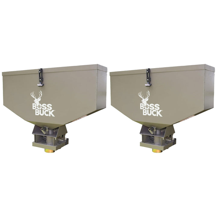Boss Buck BB-1.80 80lb Capacity Non-Typical ATV Feed Spreader & Seeder (2 Pack) - VMInnovations