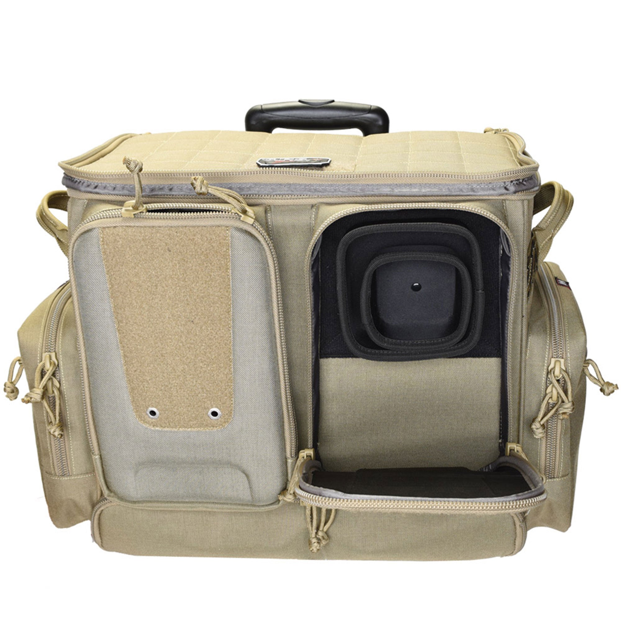 GPS Tactical Rolling Range Case Bag with 10 Handguns for Shooting Gear (2 Pack) - VMInnovations