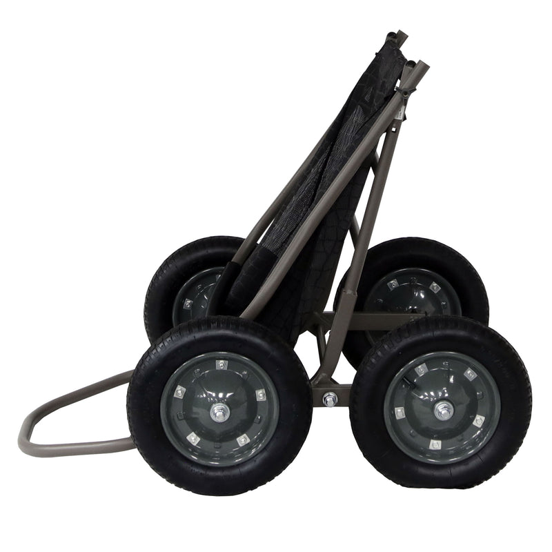 Hawk Crawler Capacity Foldable Deer Game Recovery Cart with Wheels (2 Pack)