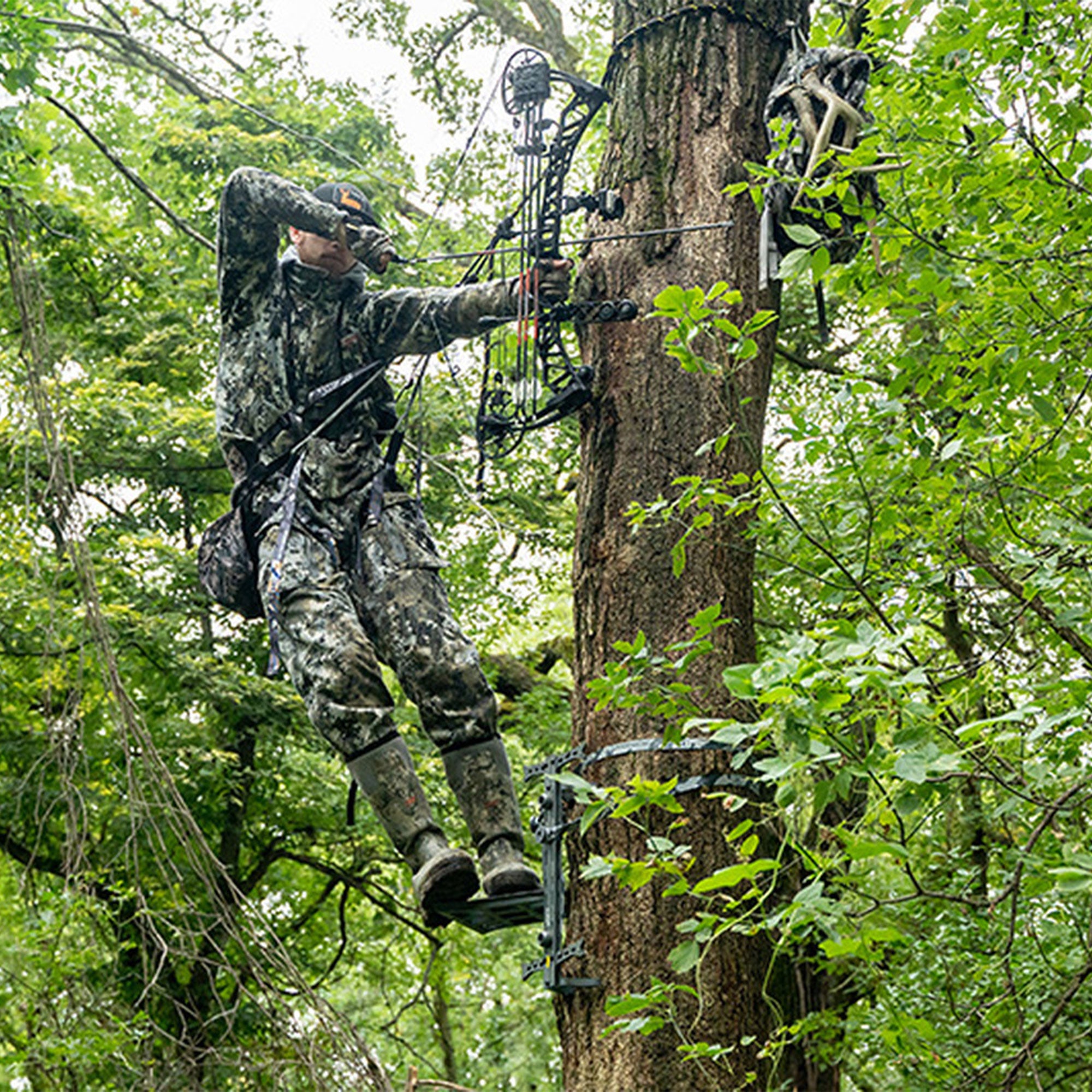 Hawk Helium Hammock Apex Full Aluminum Silent Hunting Platform w/ Teeth (2 Pack)